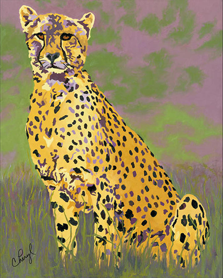 He Who Scratched Me Painting by Cheryl Bowman