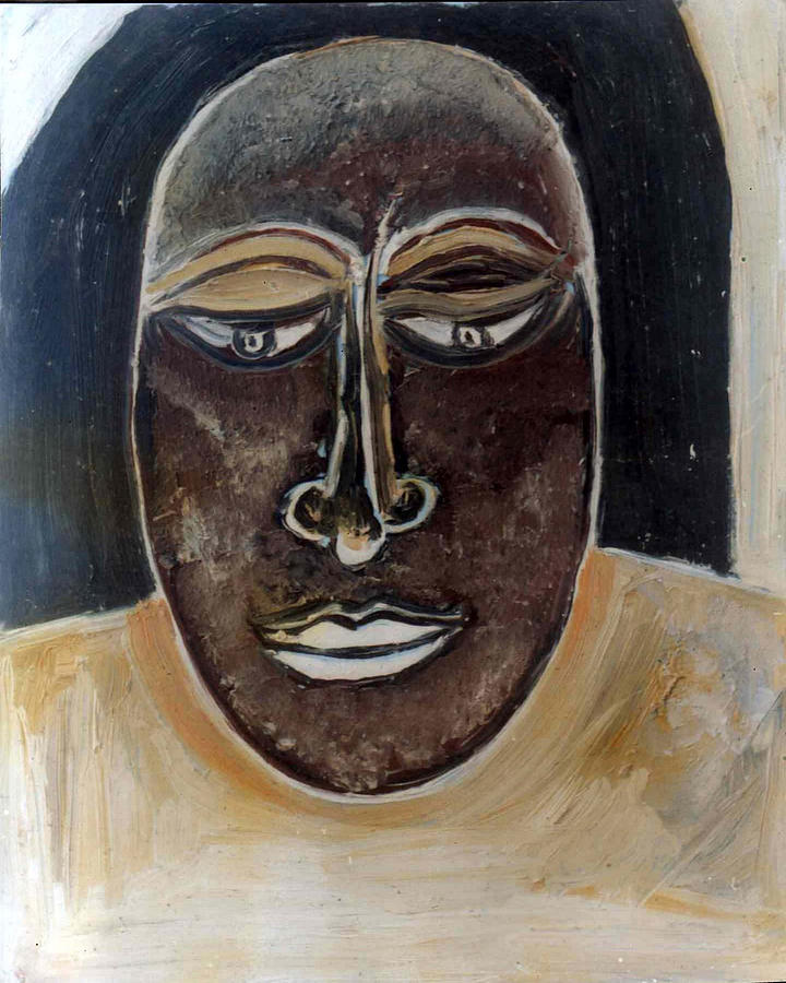 Head 1 Painting by Anand Swaroop Manchiraju