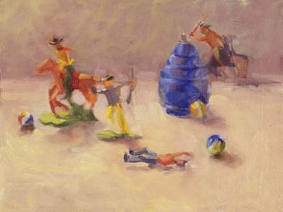 Cowboy Mixed Media - Head em Off At The Pass by Margaret Aycock Cowboy Mixed Media - Head em Off At The Pass by Margaret Aycock