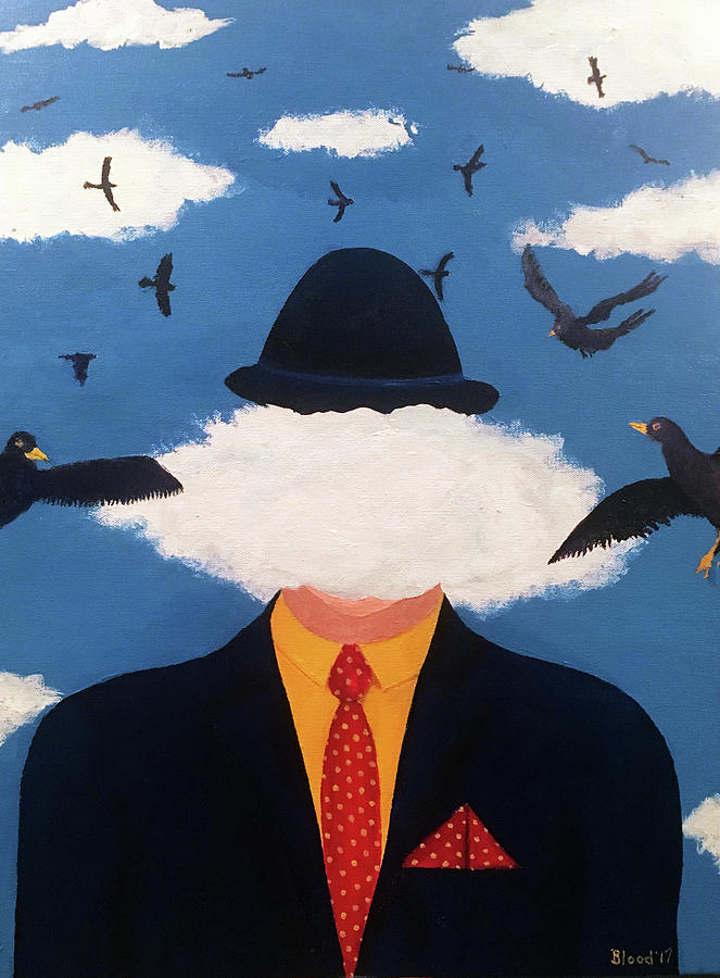 Head in the Cloud Painting by Thomas Blood