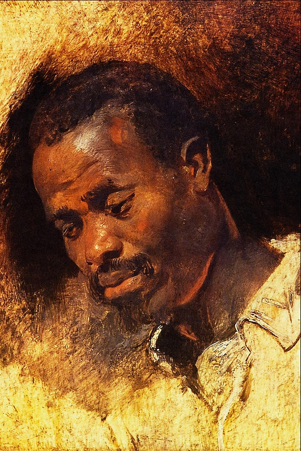 Head of a Negro  Painting by Peter Paul Rubens