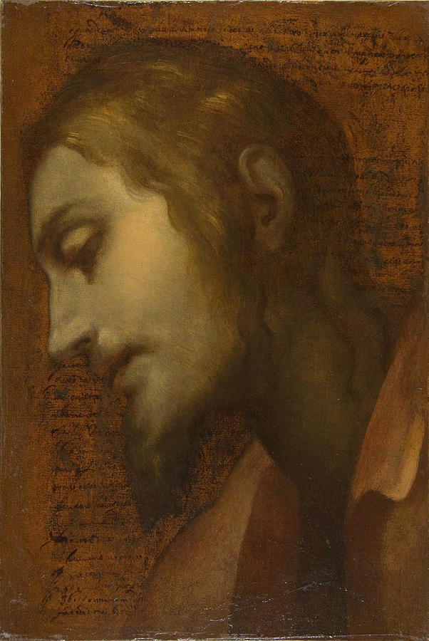 Head of Christ Painting by Cigoli