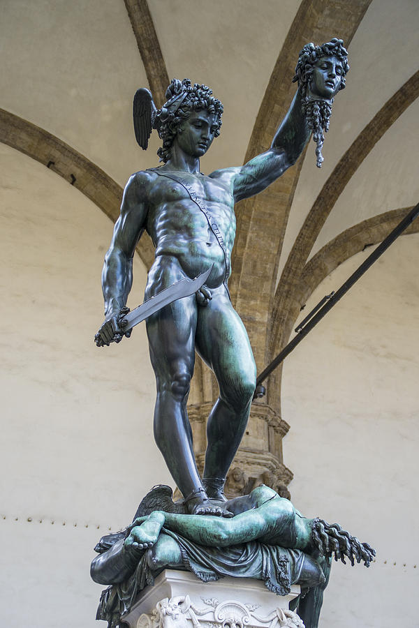 Perseus Photograph - Head of Medusa by Ross Turiano