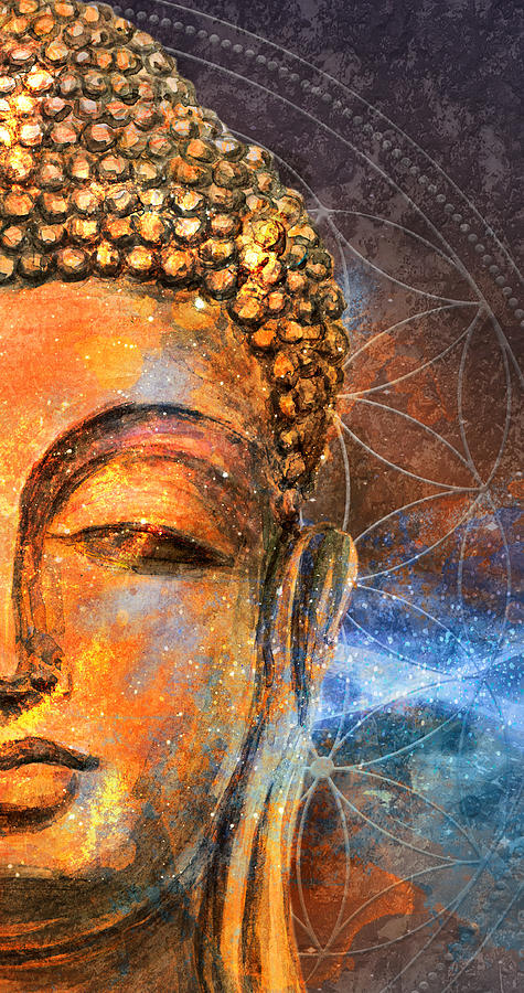 Head Smiling Buddha Digital Art by Adobe - Fine Art America