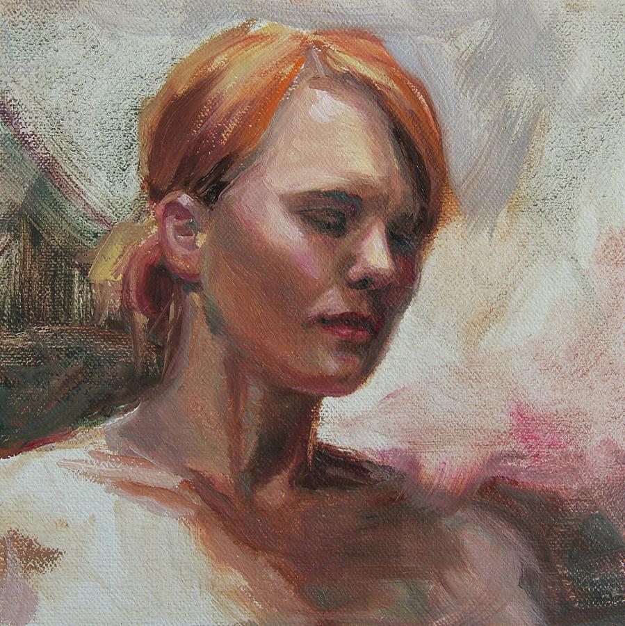 Head Study Painting by Emily Olson