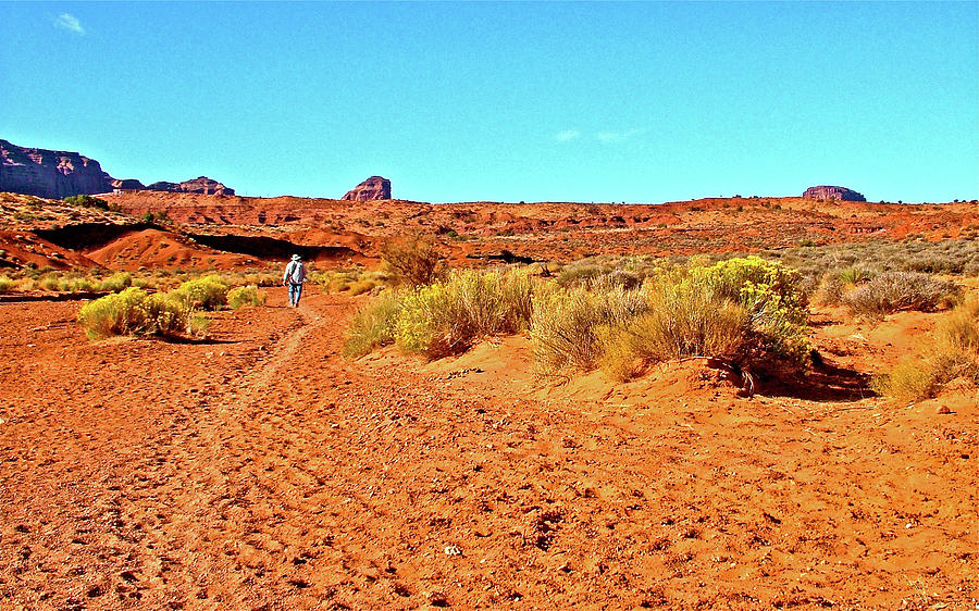 Heading Back on Wildcat Trail in Monument Valley Navajo Tribal Park-Arizona Photograph by Ruth Hager