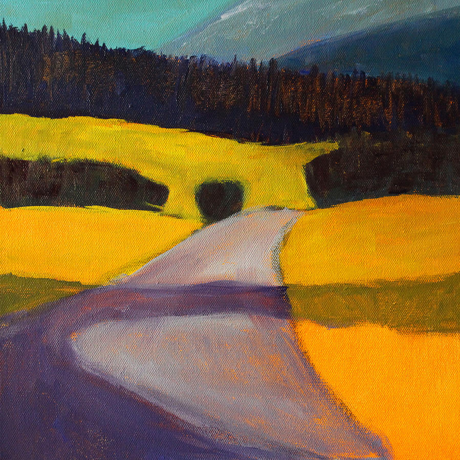 Heading West Painting by Nancy Merkle