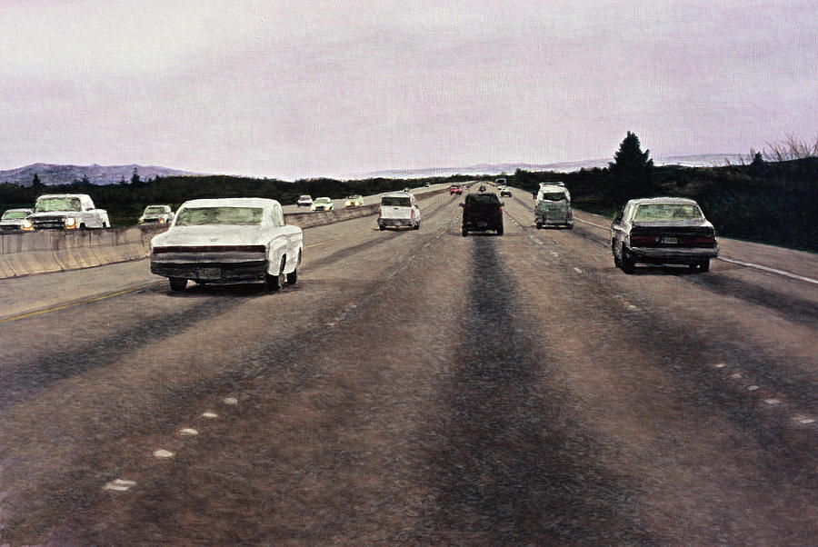 Highway Painting - Headlong by Perry Woodfin
