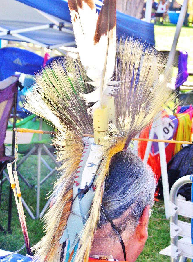 Headress With Feathers Photograph by Marilyn Diaz