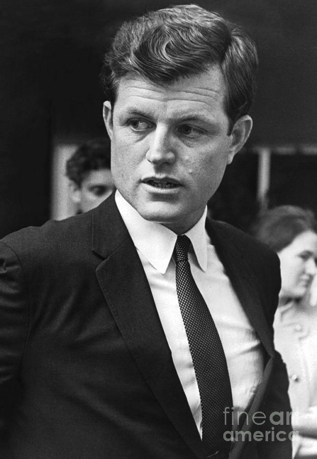 Headshot of the long standing Senator from Massachusetts, Ted Kennedy ...