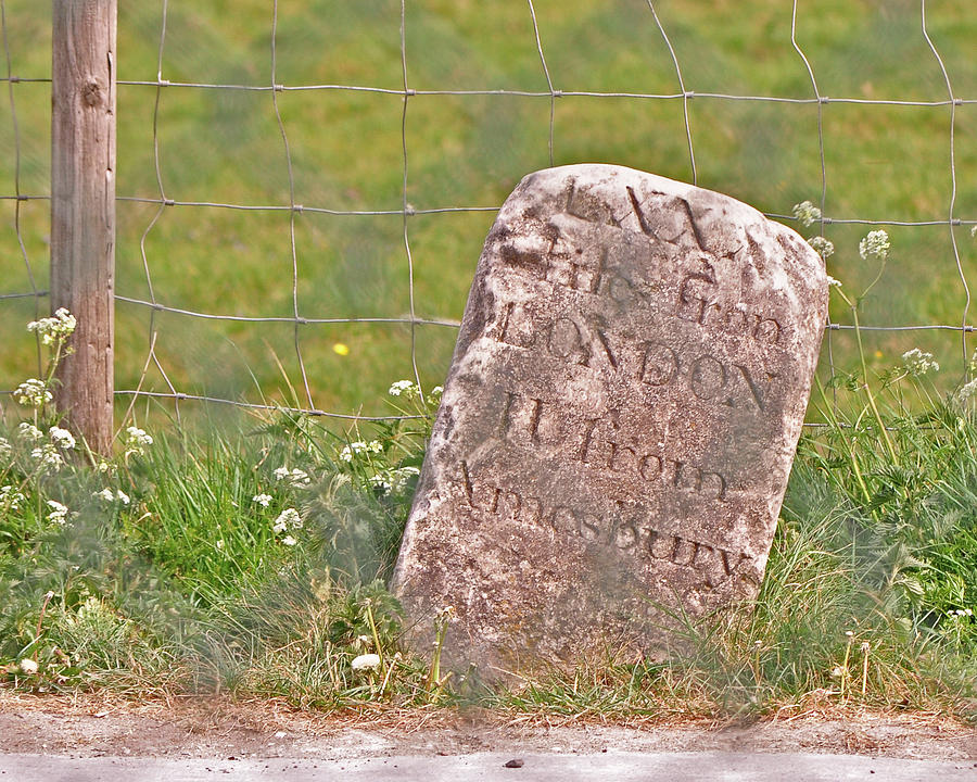 Headstone at Stonehenge Photograph by Denise Elfenbein
