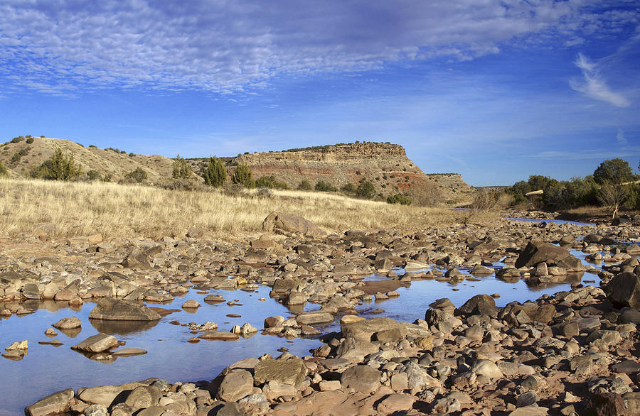 Headwaters of the Pecos River, Colonias, New Mexico, November 23 Photograph  by Mark Goebel - Pixels