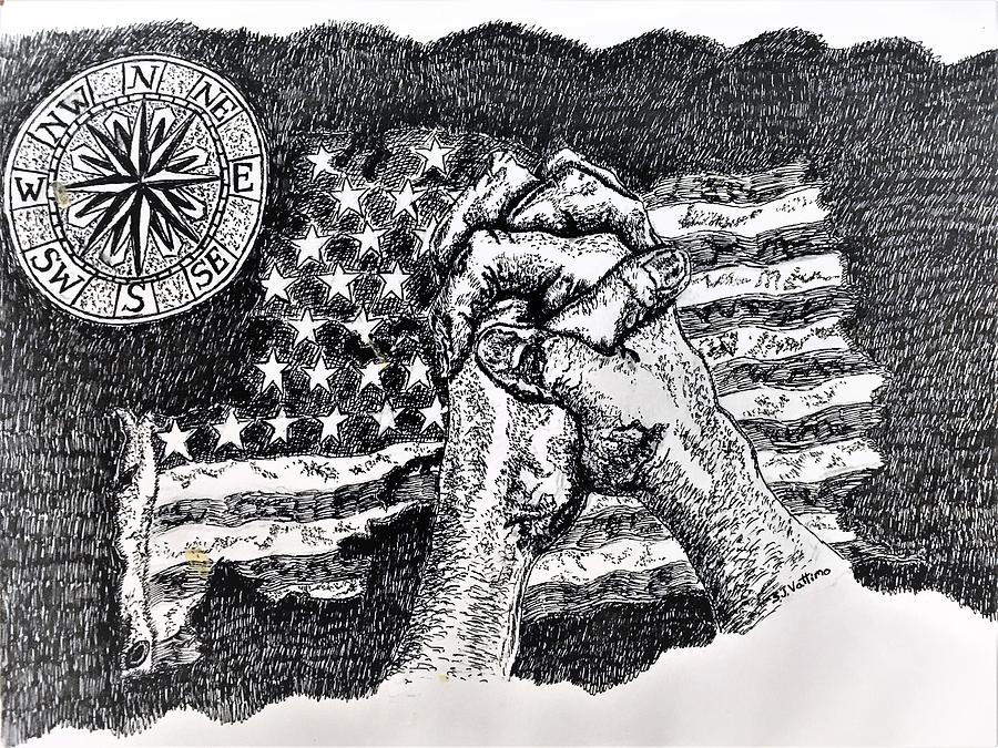 Heal Our Nation Drawing by Stephen Vattimo Fine Art America