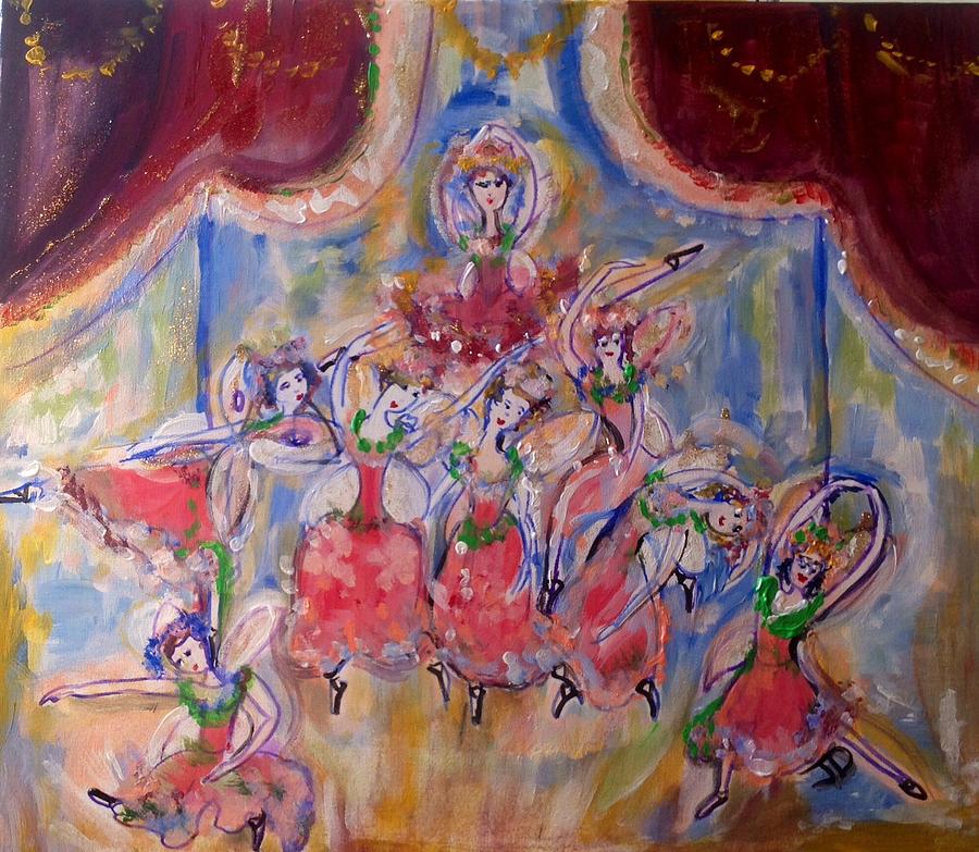 Heal the world ballet Painting by Judith Desrosiers