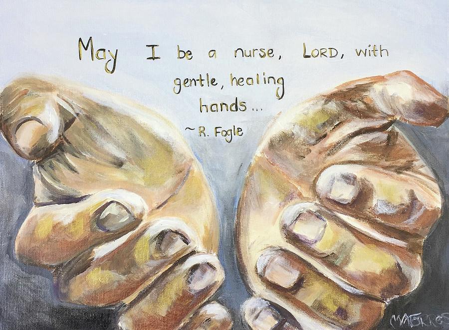 Healing Hands Painting by Melissa Torres
