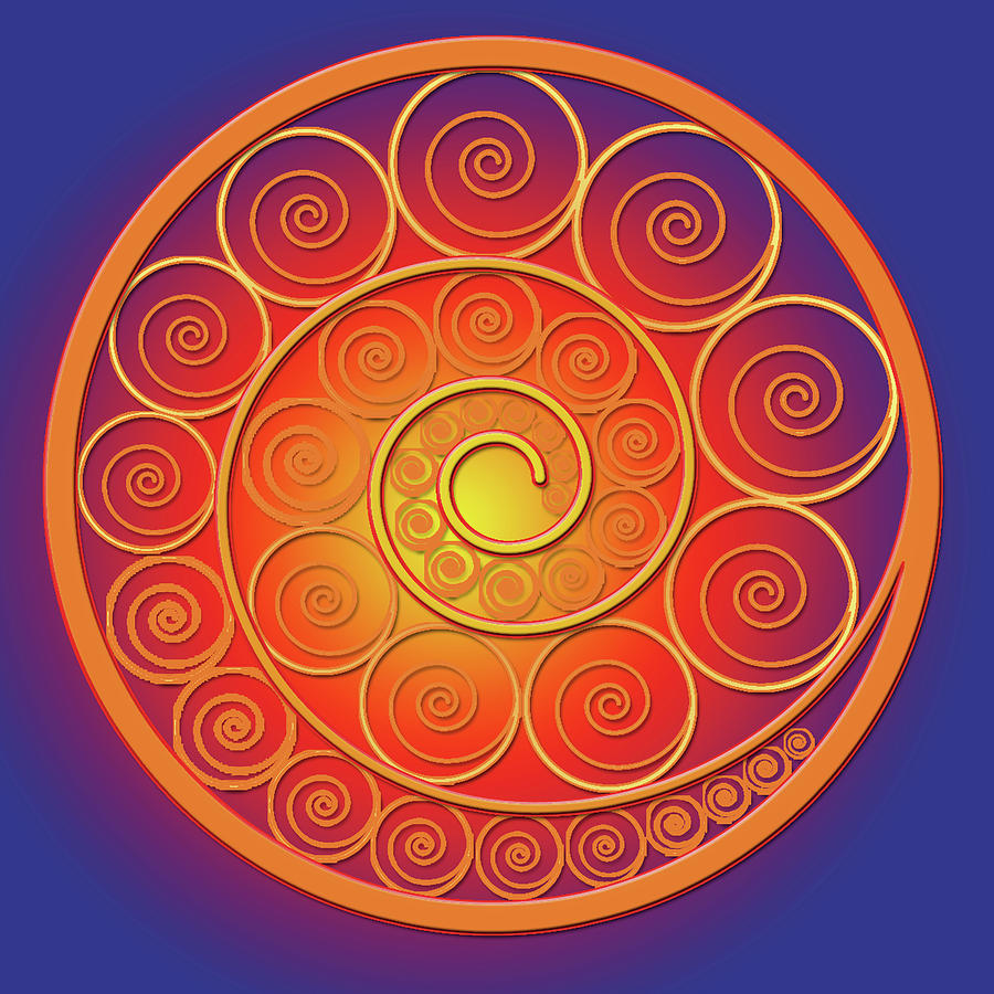 Healing Mandala Digital Art by Amber Deyo - Pixels