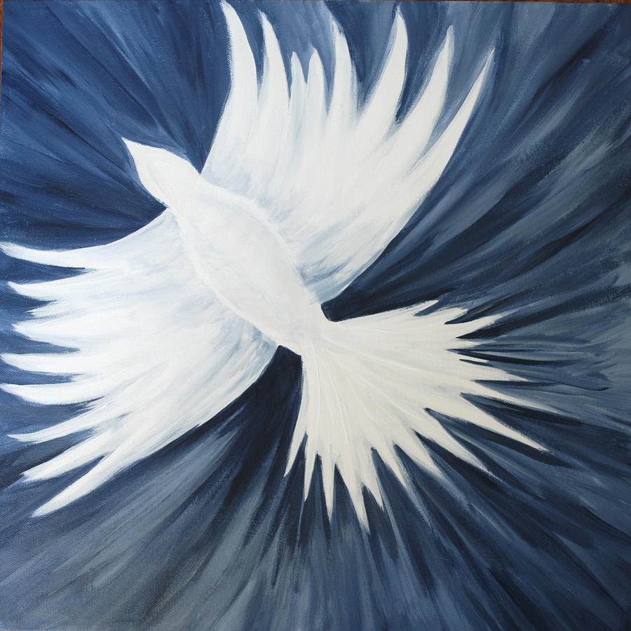 Healing on His Wings Painting by Deb Brown Maher