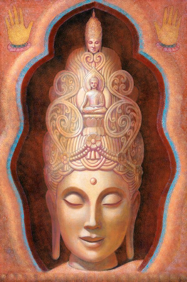 Buddha Painting - Healing Tara by Sue Halstenberg