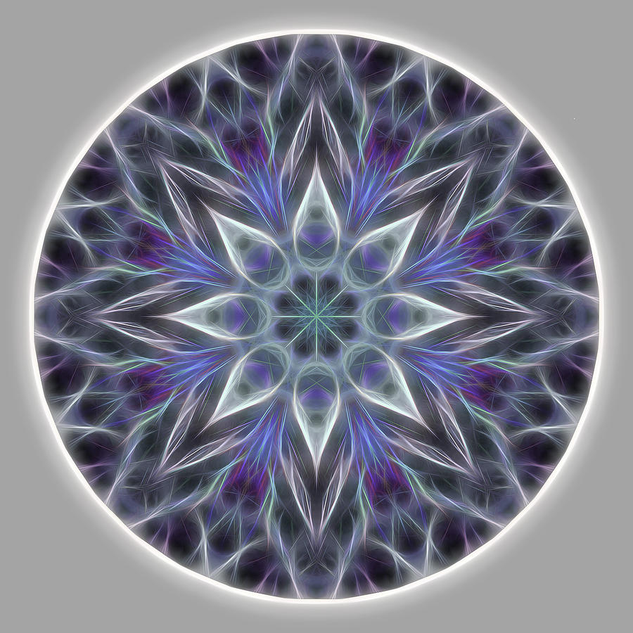 Mandala Digital Art - Health and Happiness Mandala by Beth Sawickie