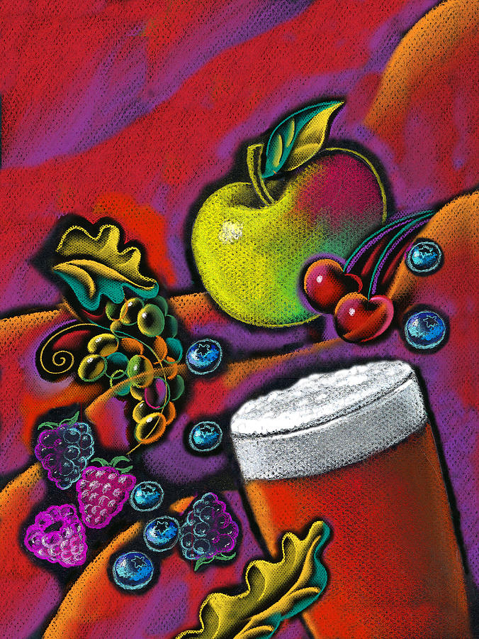 Healthy Drink Painting by Leon Zernitsky