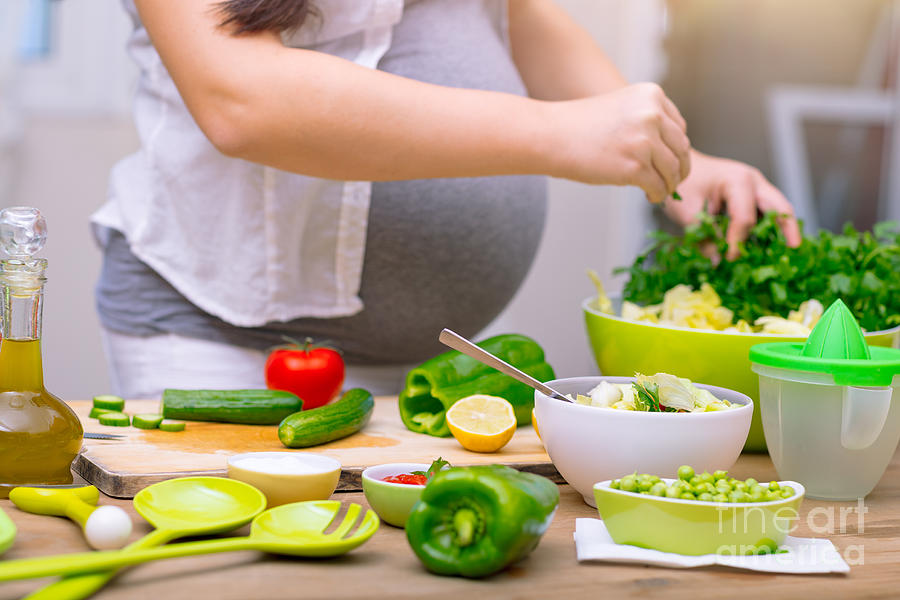 Healthy pregnancy concept Photograph by Anna Om