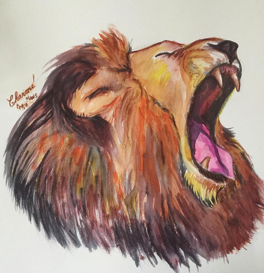 Hear My Roar  Painting by Charme Curtin