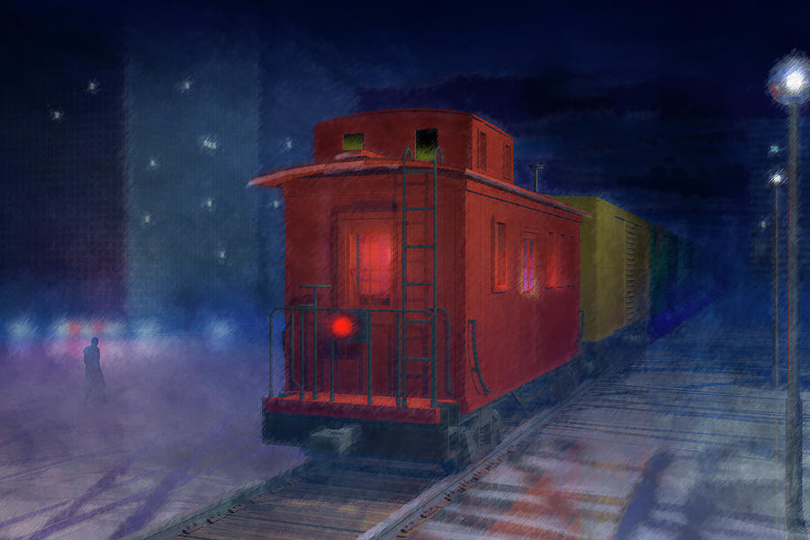 Alone Digital Art - Hear That Lonesome Whistle by Carol and Mike Werner Alone Digital Art - Hear That Lonesome Whistle by Carol and Mike Werner