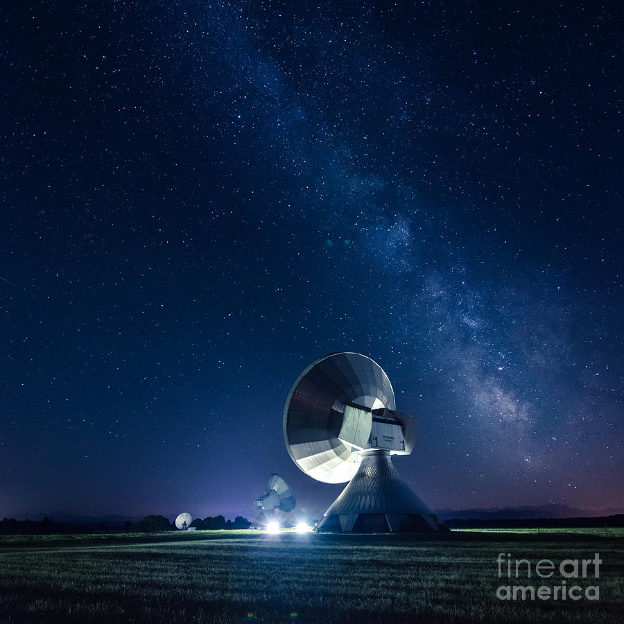 Stars Photograph - Hearing At The Milky Way by Hannes Cmarits