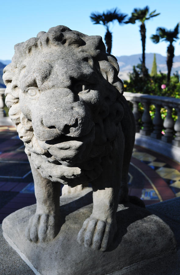 Hearst Castle Lion Sculpture Photograph by Kyle Hanson