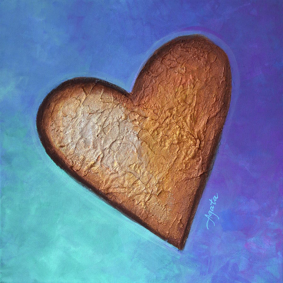 Heart Painting by Agata Lindquist