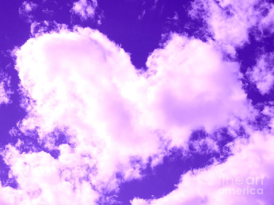 Heart Cloud in Sedona Photograph by Marlene Besso
