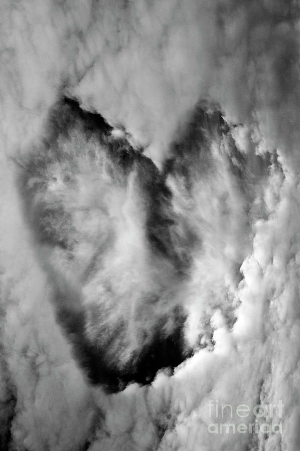 Heart Cloud Photograph by Jim Corwin