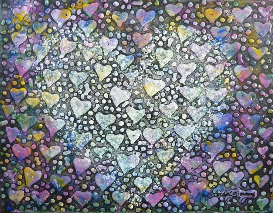 Heart Felt Painting by Amelie Simmons