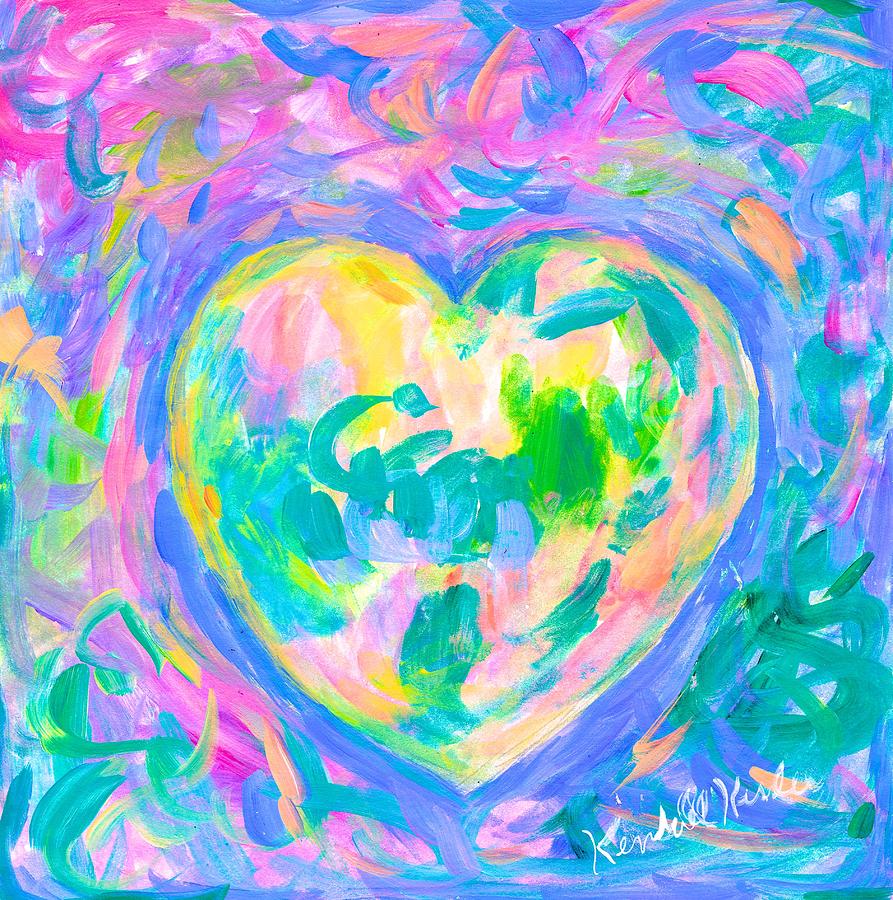 Heart Glow Again Painting by Kendall Kessler