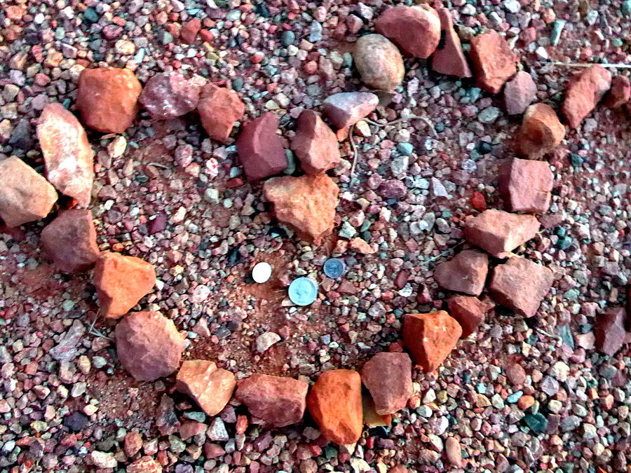 Heart Healing Stones Photograph by Mars Besso