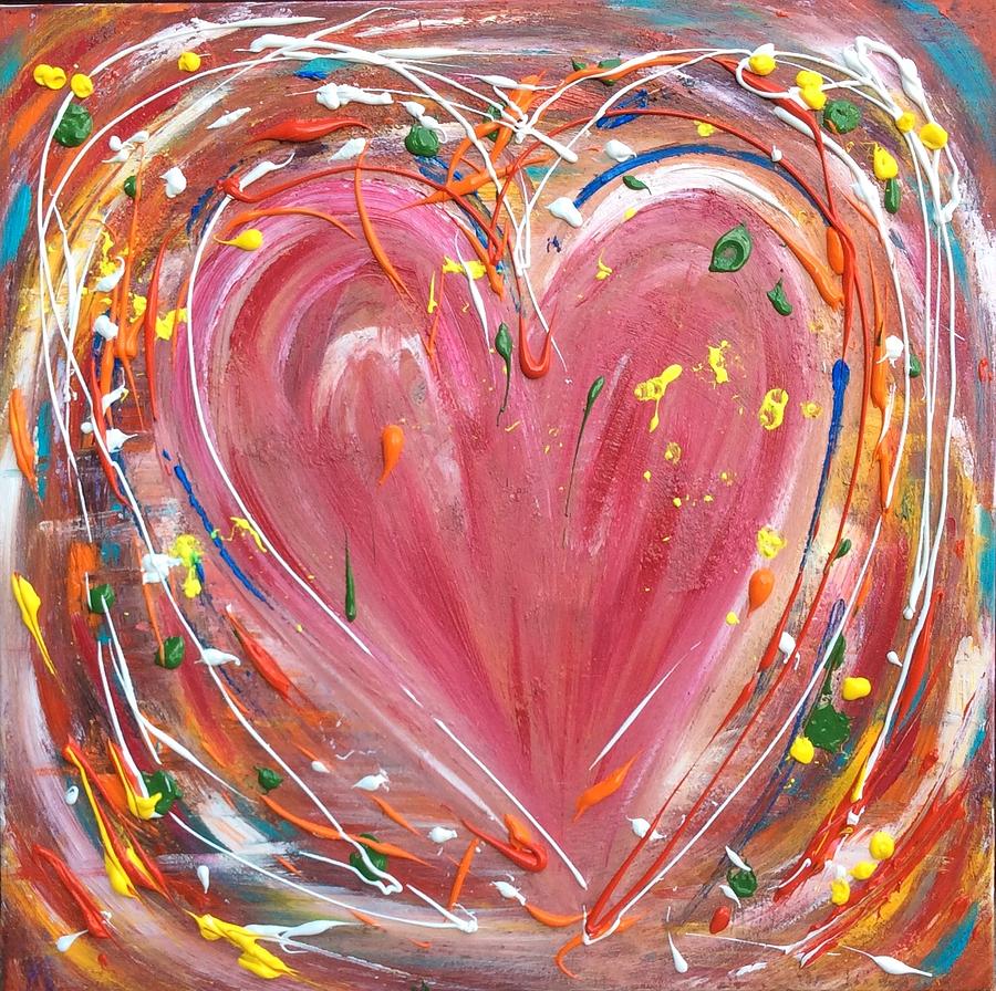 Heart in Florence Painting by Dawn Booth - Pixels