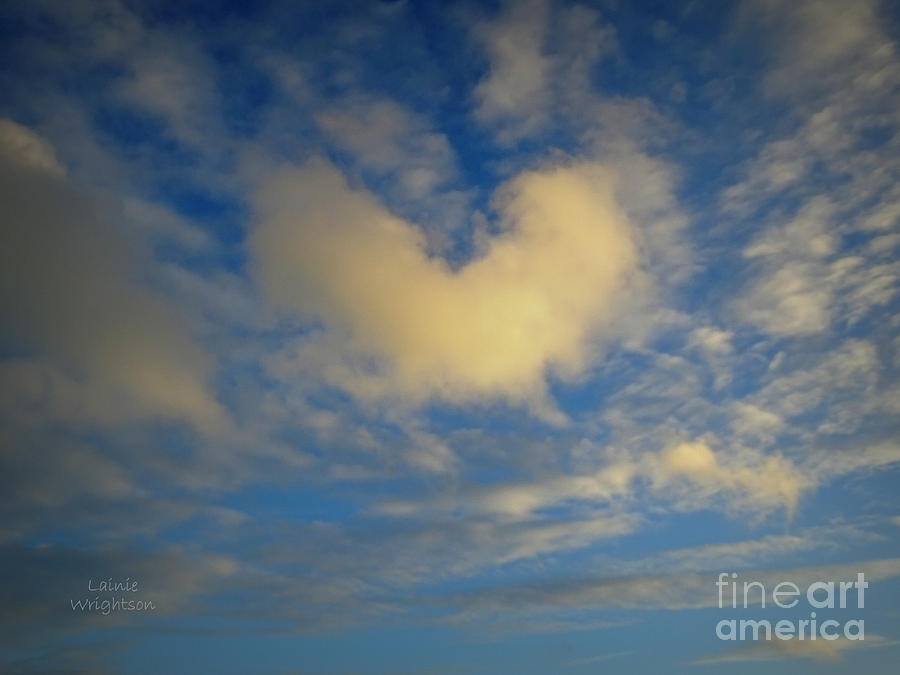 Sky Photograph - Heart In The Sky by Lainie Wrightson