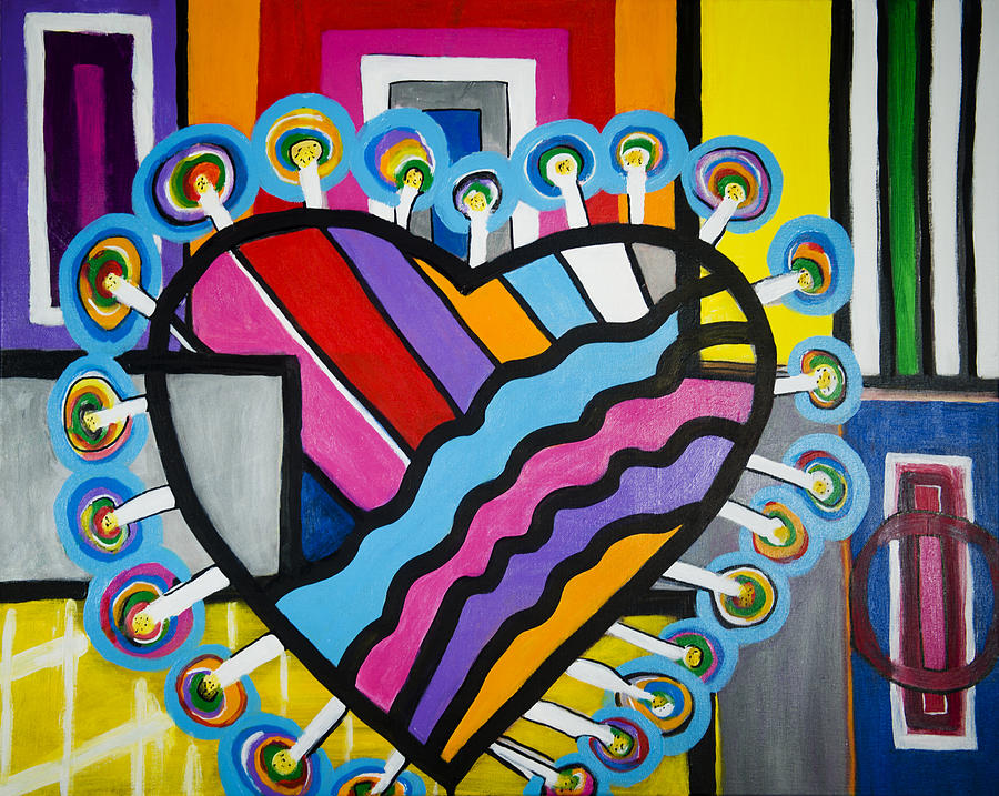 Heart Painting by Jose Rojas