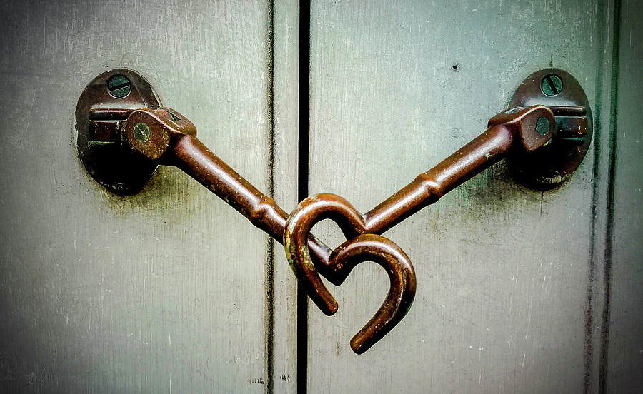 Heart Latch Photograph by Jeff Kurtz