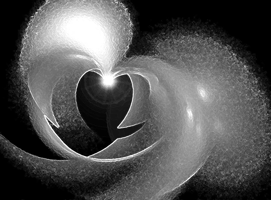 Heart Light Digital Art by Holly Ethan
