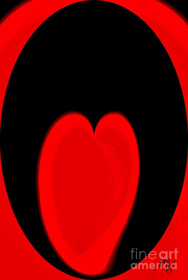 Heart Love Digital Art by Marsha Heiken