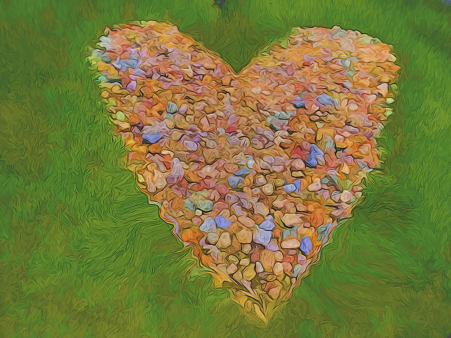 Heart Made of Stones Photograph by David Kay