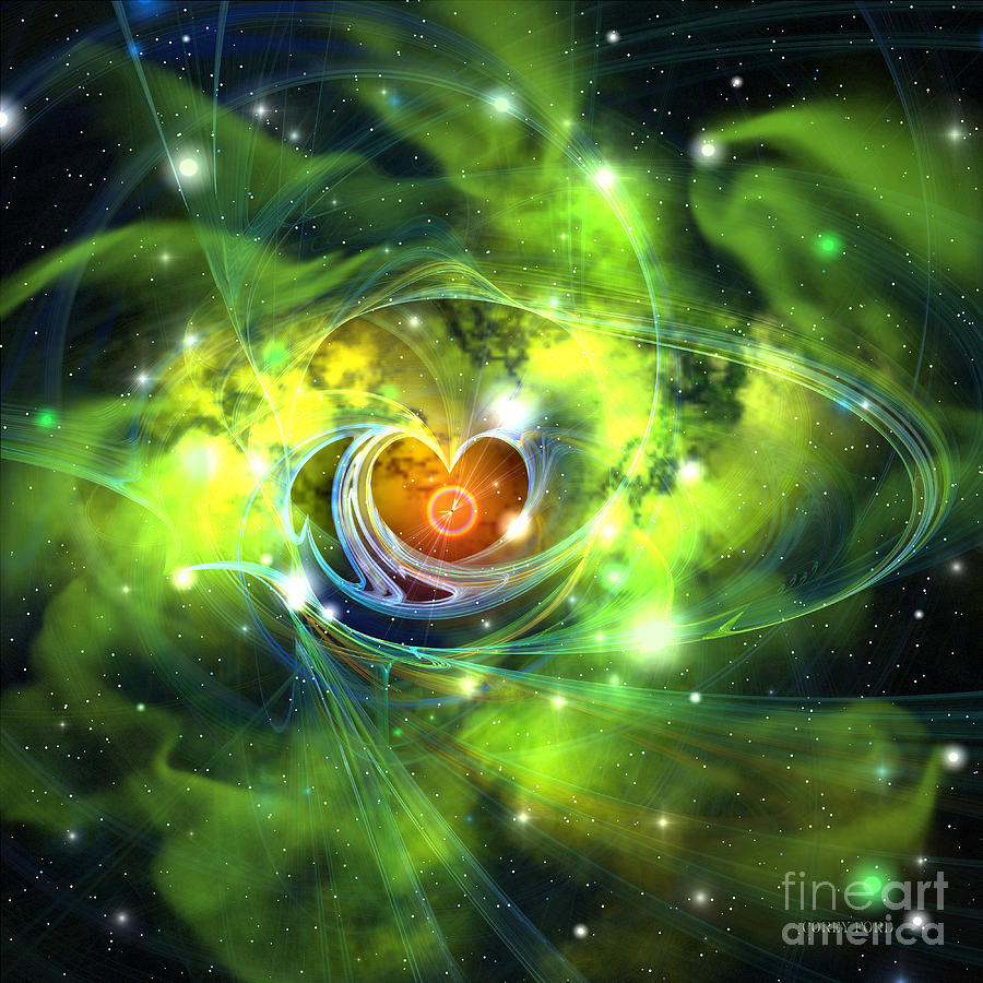 Interstellar Painting - Heart Nebula by Corey Ford
