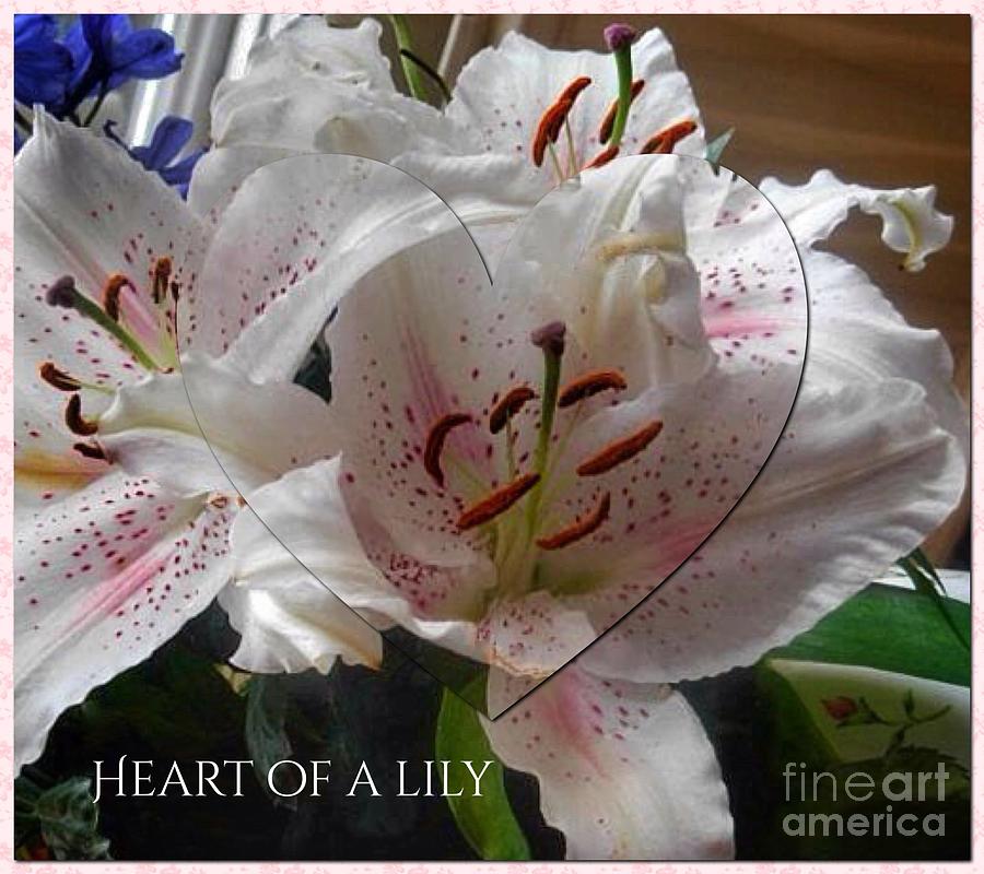 Heart of a Lily Photograph by Joan-Violet Stretch