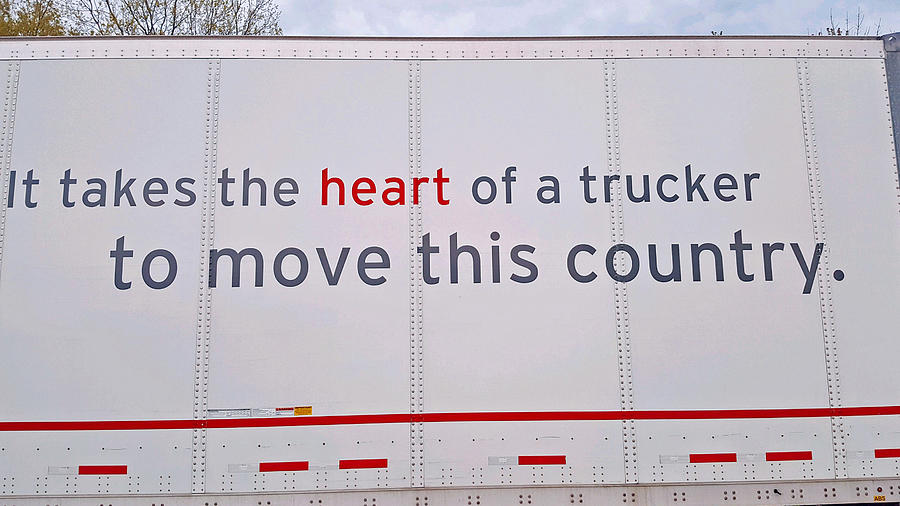 Heart Of A Trucker Photograph by Kay Novy