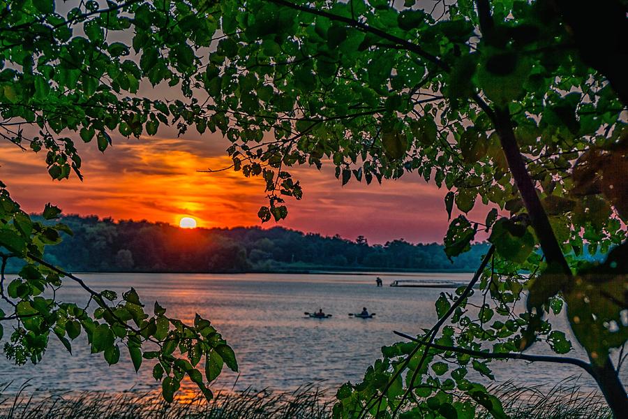 Sunset Photograph - Heart of Bloomington by Doug Wallick