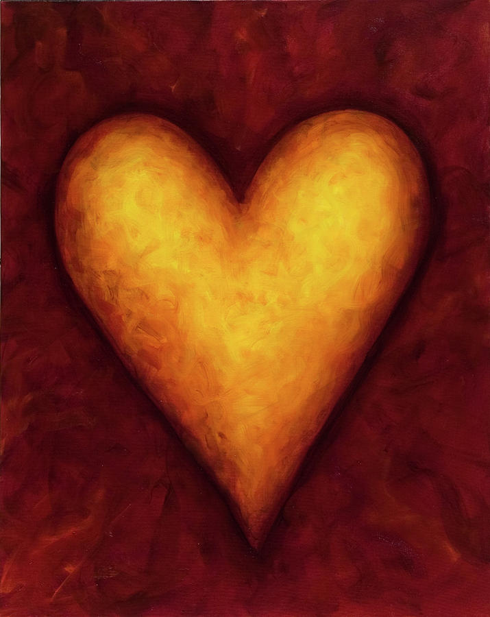 Heart of Gold 4 Painting by Shannon Grissom