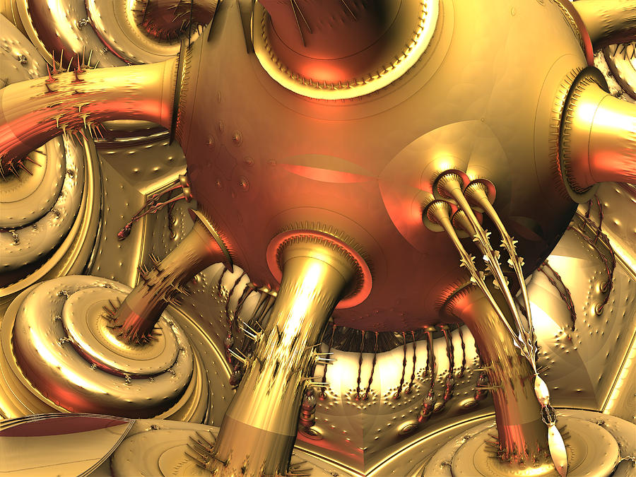 Heart Of Gold Digital Art by Jeff Iverson