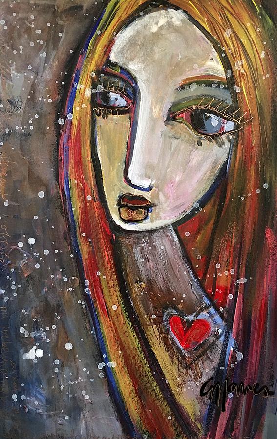 Heart of Gold Painting by Laurie Maves ART