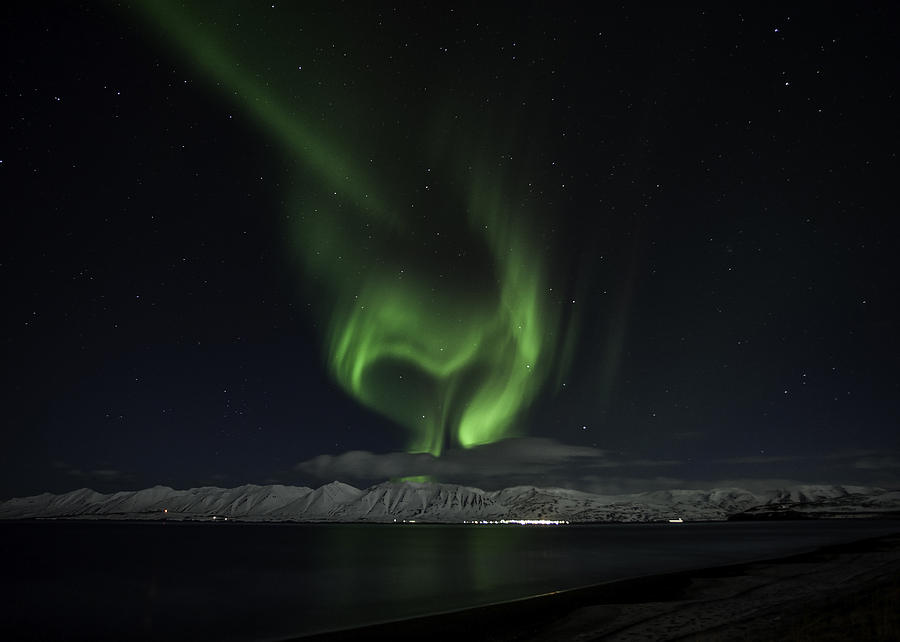 Heart Of Northern Lights Photograph by Frodi Brinks